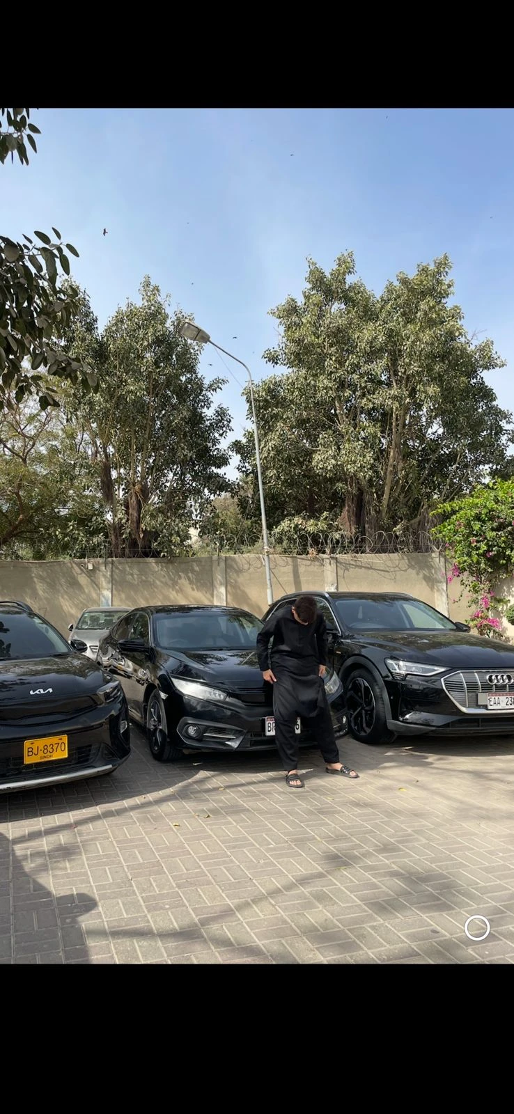 All black